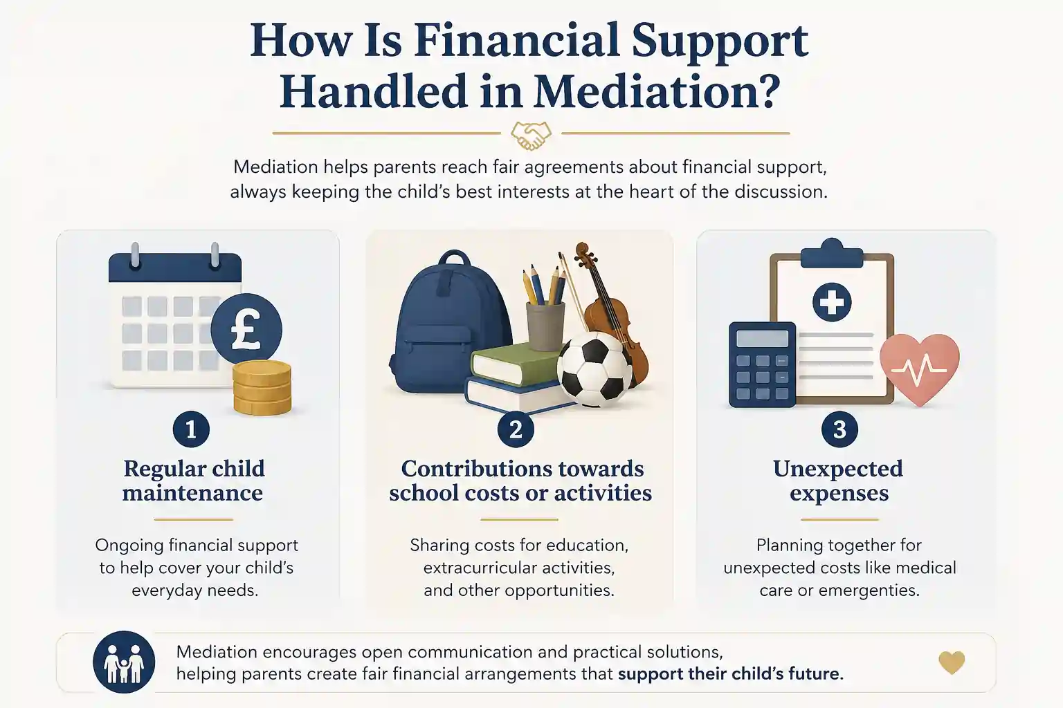 How Is Financial Support Handled in Mediation Dyfed